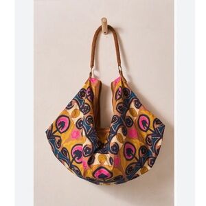 Hypnotized Slouchy Tote 
COLOR -Jewel Tone
FREE PEOPLE
NWOT